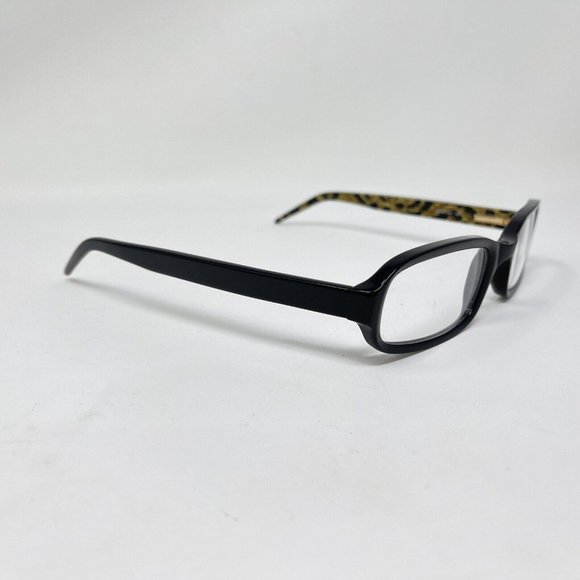 Dolce & Gabbana DG 440 Eyeglasses C. 761 Shiny Black with Cheetah 51 [] 19 - Picture 1 of 9